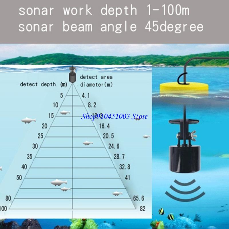 Fishing Depth Finder - 77HC Tragbare Sonar Fischfinder Handheld Fish