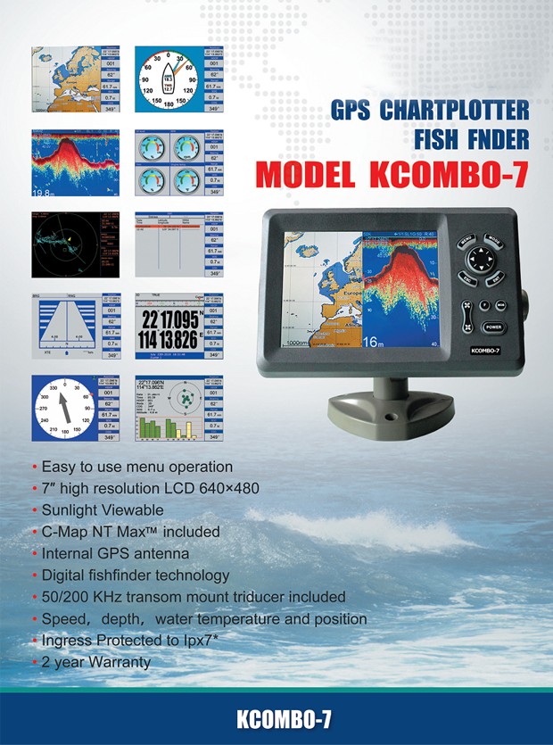 Kcombo-7 7-Zoll-ONWA-GPS-Plott – Fishing Gps Bewertung und Preis